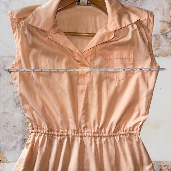 Vintage 1970s Cactus NYC prairie cottage rockabilly full skirt dress Tag/7 S/m - Picture 8 of 11